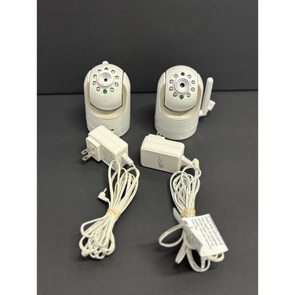 2 Infant Optics DXR-8 Replacement Wireless CAMERA ONLY White W/ AC Power Adapter - Picture 1 of 8